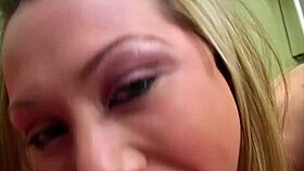 Samantha Sinn Sucks Two Cocks With Ball Licking And Pov Facial Cumshot