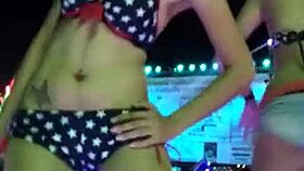 Thai Babe Dances Close Up With Sultry Moves