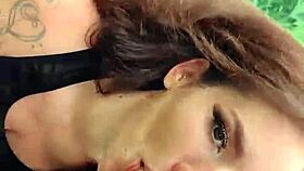 Weed farm surprise turns into deepthroat blowjob outdoor