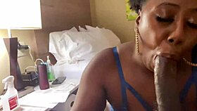 Sucking dick right in front of his wife