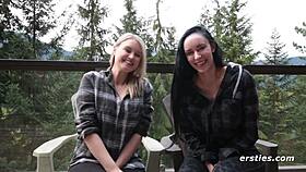 Alanna And Nicole Enjoy A Passionate Lesbian Weekend Getaway With Piercings And Orgasms