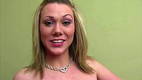 Samantha Sinn Sucks Two Cocks With Ball Licking And Pov Facial Cumshot