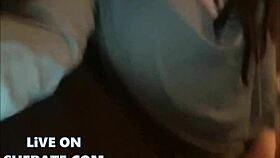 I feel beautiful teasing as a transsexual on cam