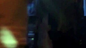 Halloween 2009 Sexy Nude Girl Teases with Hairy Boobs in Spooky Setting