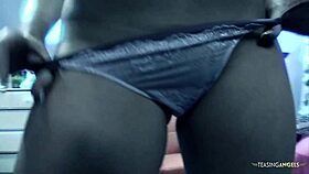 sexy blonde chick feels her shaved pussy drilled sideways with big dick