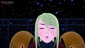 Samus Aran enjoys sex in Metroid demo.
