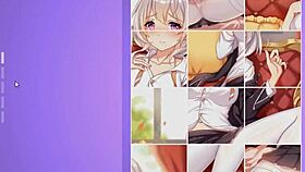 anime character l plays game while making sounds part 1