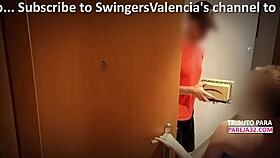Spanish girl gives ass to Amazon delivery guy - oral, vaginal, and anal - swingers in Valencia