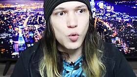 An emo guy with natural tits enjoys a meal with felipe neto in ultra hd 4k real life vision