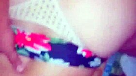 the mature milf pornstar masturbates her pussy in a hardcore home video.