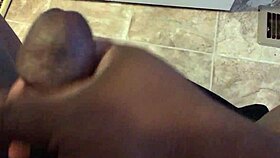 black guy enjoys some personal time