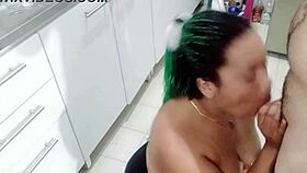 So, this plumber guy got seduced by his boss lady showing off her huge latina ass while passing by