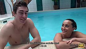 hunt4k adventures in private pool!