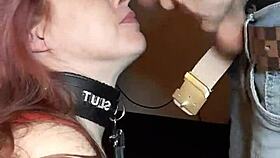 desire578 gets her face fucked hard, deepthroat blowjob, then bukkake with two cumshots on her whore face.