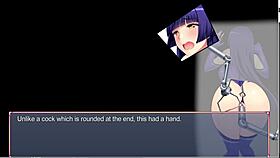 Phantom thief celianna bound in bondage game with toys and masturbation.