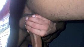 beautiful morena asks for help because husband can't perform due to crack