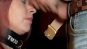 desire578 gets her face fucked hard, deepthroat blowjob, then bukkake with two cumshots on her whore face.