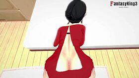 Yor Forger Sucking and Fucking POV in Uncensored Hentai