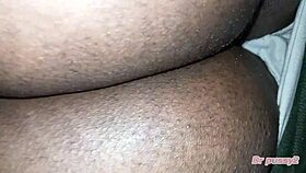 Man, my ebony maid got her ass filled with cum, so damn hot!