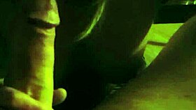 blonde milf amateur gives a sloppy blowjob