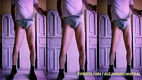 i luv watchin this matur guy in undrwear, his big coc is so hot, alejandro mistral solo fethish