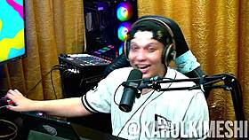 karol kimeshi bends over showing pussy on set