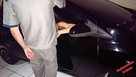 wife flashes her ass in public, offering strangers bareback fucks and creampies inside 😈