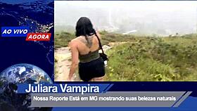 Will this prostitute take that big cock at the waterfall?