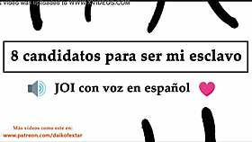 Spanish voice narrates your role as one of eight candidates. Are you prepared?