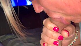 Wife Gives Husband Intense Blowjob