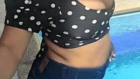 Taboo threesome between real amateur couple