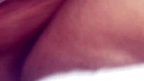 Watch this wife moan loudly in lingerie with her vibrator!