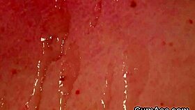 that wicked hottie swallowing all the cum on her face in the blowbang