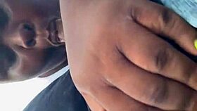 bbw enjoys outdoor head in the park with a fat guy