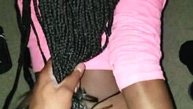 catalina mixer sucking a big black cock like crazy