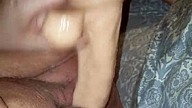 Hey, watch this fat whore fucking her new toy like crazy!