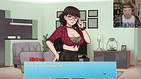 in this house, chores turn into wild masturbation with handjob and facial