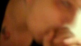 overwhelmed by the deep emotions during this intense blowjob