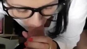 I, uh, deepthroat my friend's cock and lick it good.