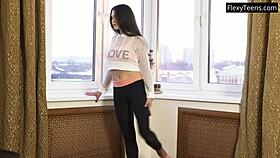 Sofy's Stunning Flexibility Showcases Her Athletic Curves