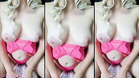 I love making my wet pussy cum. Beautiful blonde pillow fucking until she cums hard.