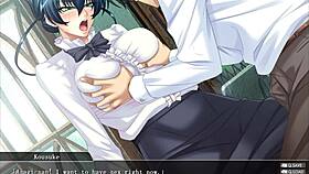 taimanin asagi 3 part 5 features big tits fucking and cumshots