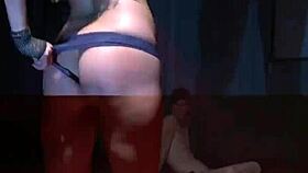 Nasty Blonde Babe Strips Publicly Outdoors With Clothes Ripped