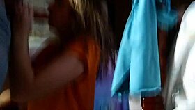 Girl tied up, face fucked hard with deepthroat