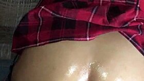 Sensational doggystyle fuck and footjob ends with creampie full video 😍