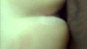 Brazilian blonde bent over for big cock doggystyle