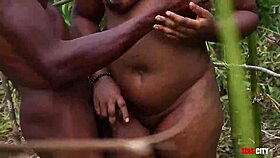 Wet threesome fucking in a local prison with black participants