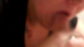 overwhelmed by the deep emotions during this intense blowjob