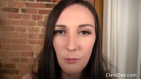 gfe clara dee gives close-up facial joi in hot pov scene