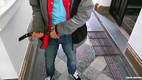 Czech Hunter passionately fucks a horny gay with his big juicy cock.